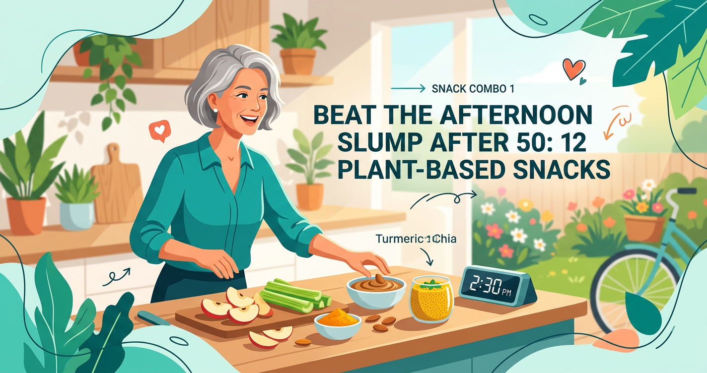 12 Plant‑Based Snack Combos to Beat the Afternoon Slump After 50 illustration