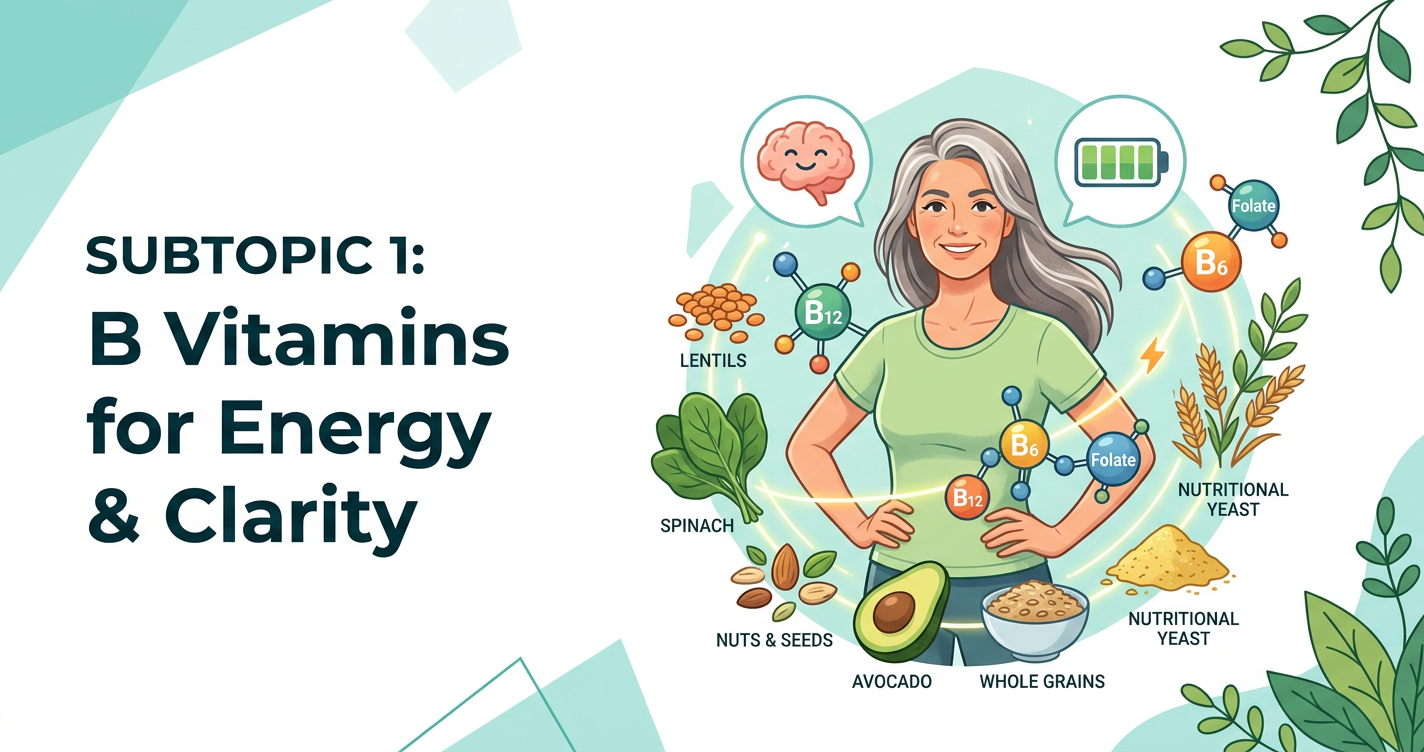 7 Nutrient Gaps That Drain Your Energy After 50—and the Best Plant-Based Fixes illustration