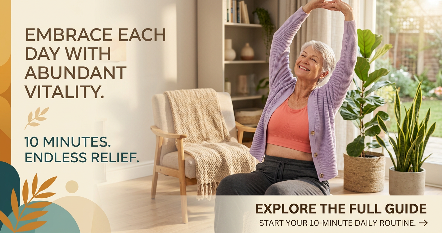 Feel Younger in 10 Minutes: A Daily Micro‑Movement Plan for Joints and Muscles in Retirement illustration