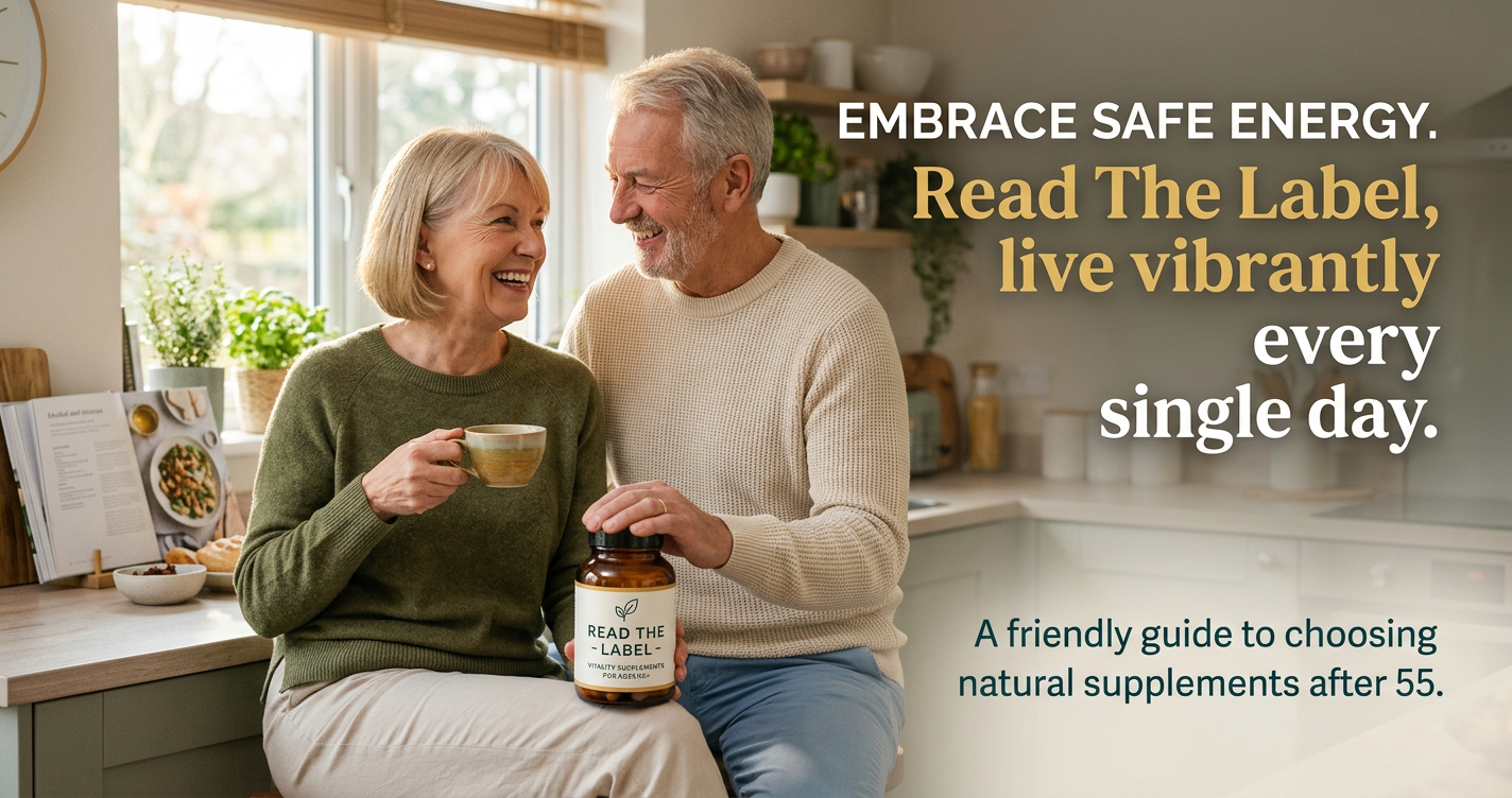 Read the Label: A Friendly Guide to Choosing Natural Energy Supplements After 55 (So You Can Feel Younger, Safely) illustration
