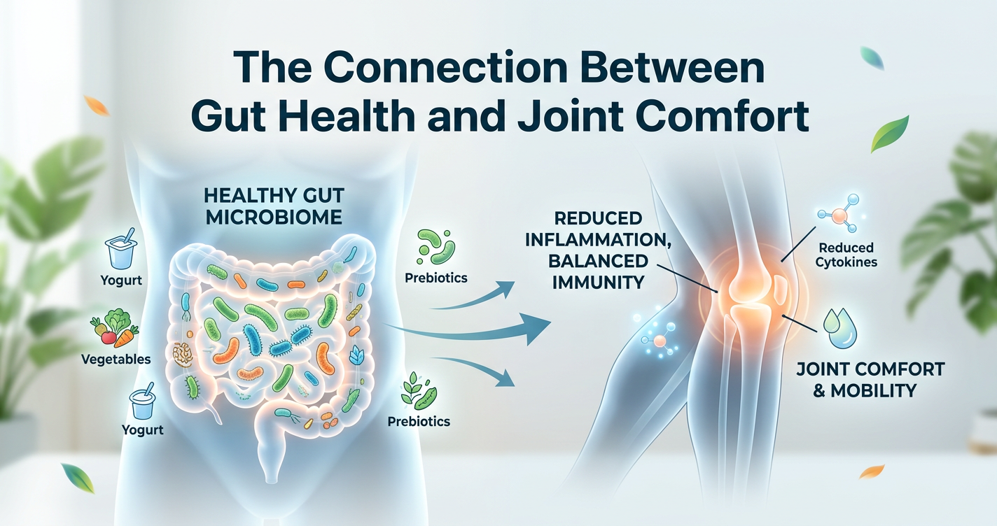 The Connection Between Gut Health and Joint Comfort illustration