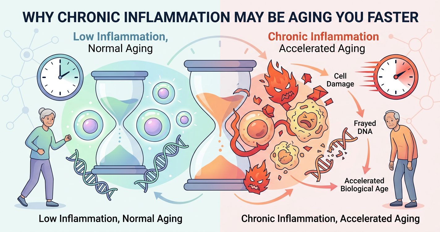 Why Chronic Inflammation May Be Aging You Faster illustration