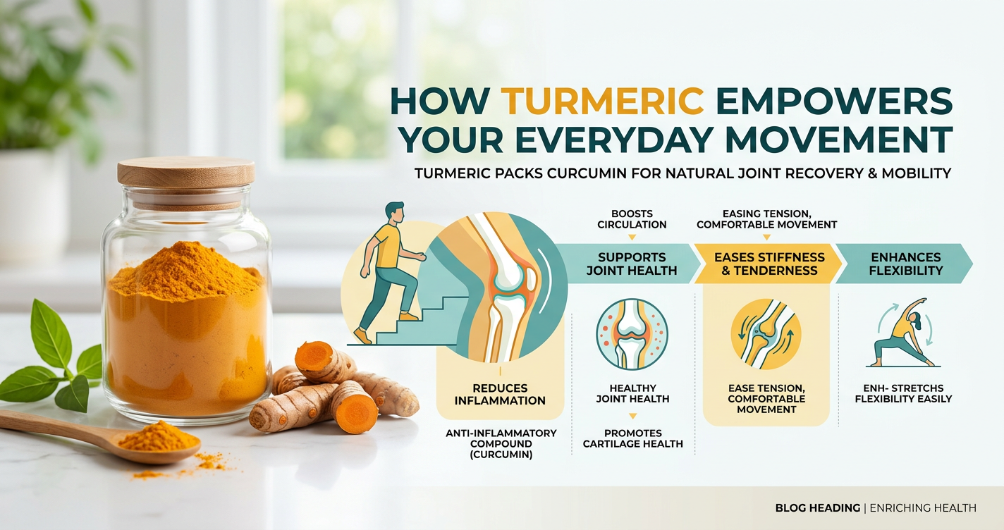 How Turmeric Supports Mobility and Everyday Movement illustration