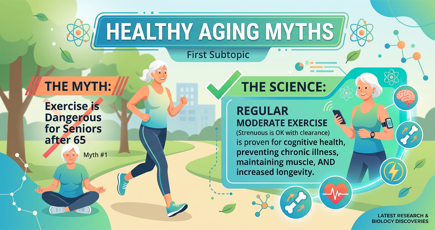 Healthy Aging Myths: What Science Actually Says illustration