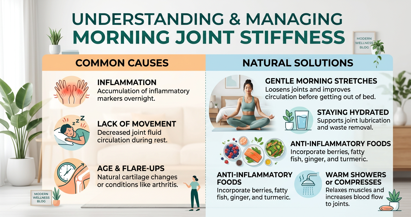 Joint Stiffness in the Morning: Causes and Natural Solutions illustration