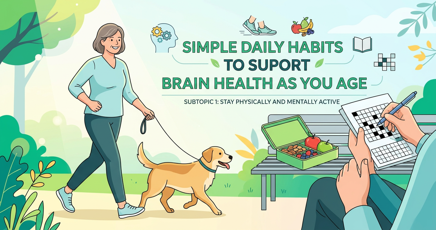 Simple Daily Habits That Help Support Brain Health as You Age illustration