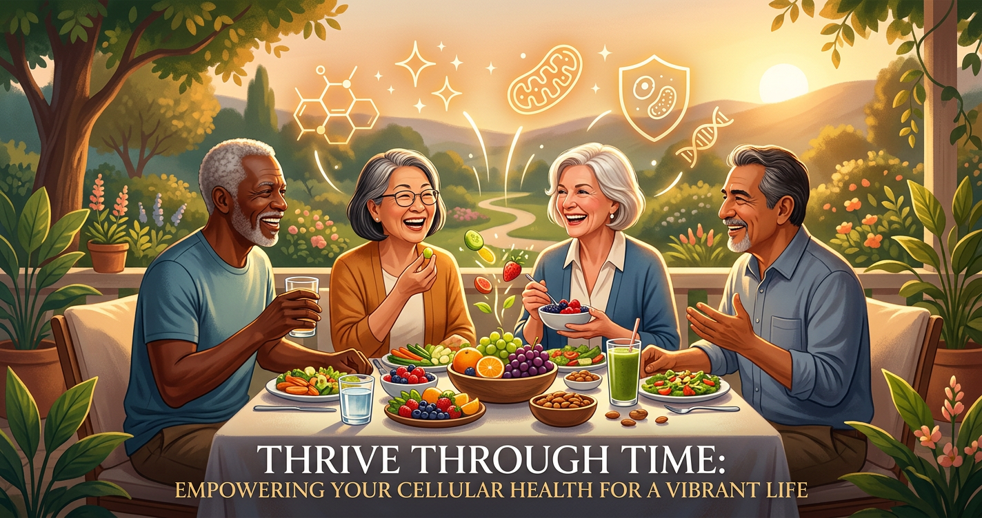 The Role of Antioxidants in Healthy Aging and Cellular Health illustration