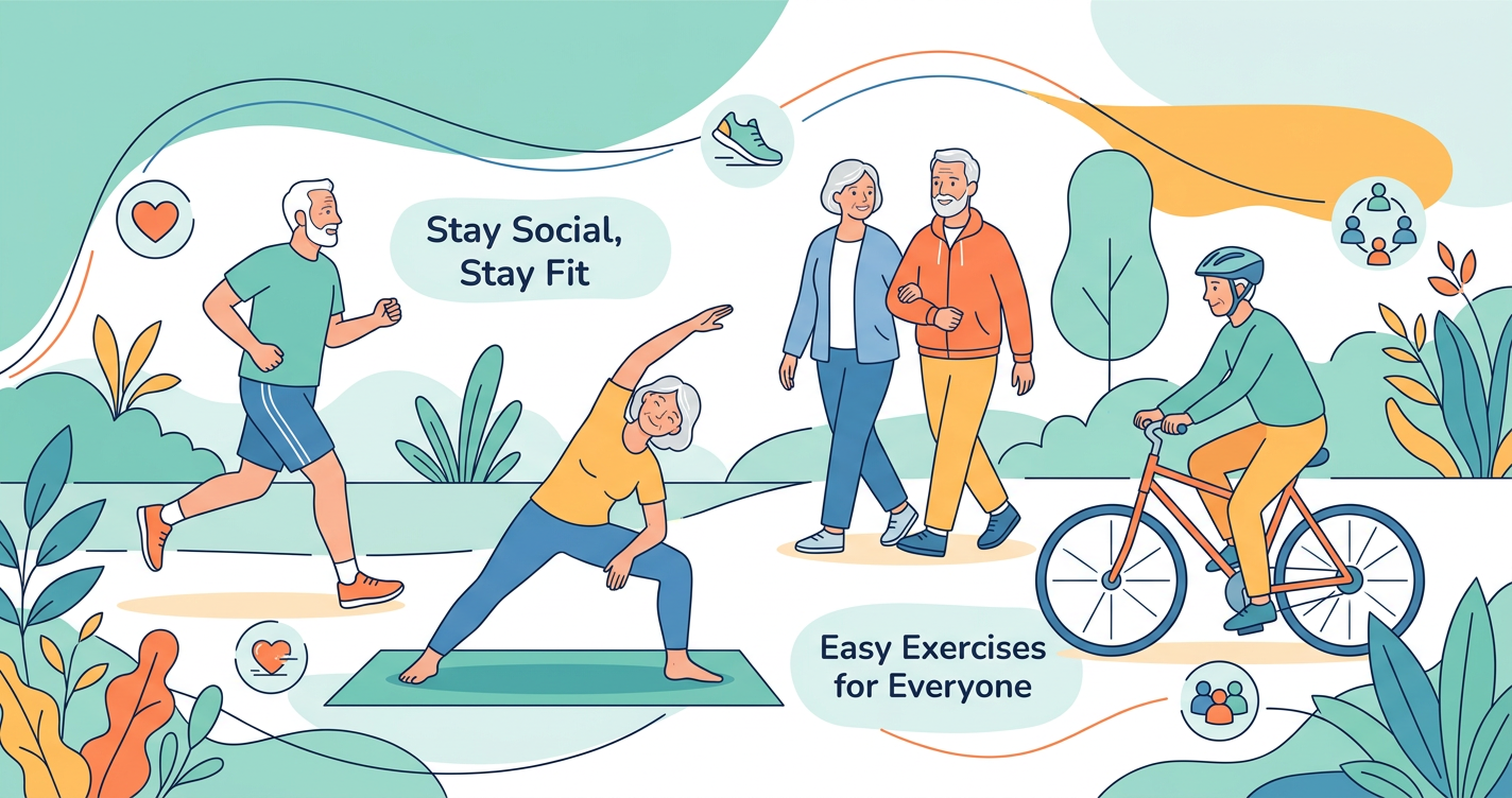 How to Maintain an Active Lifestyle as You Get Older illustration