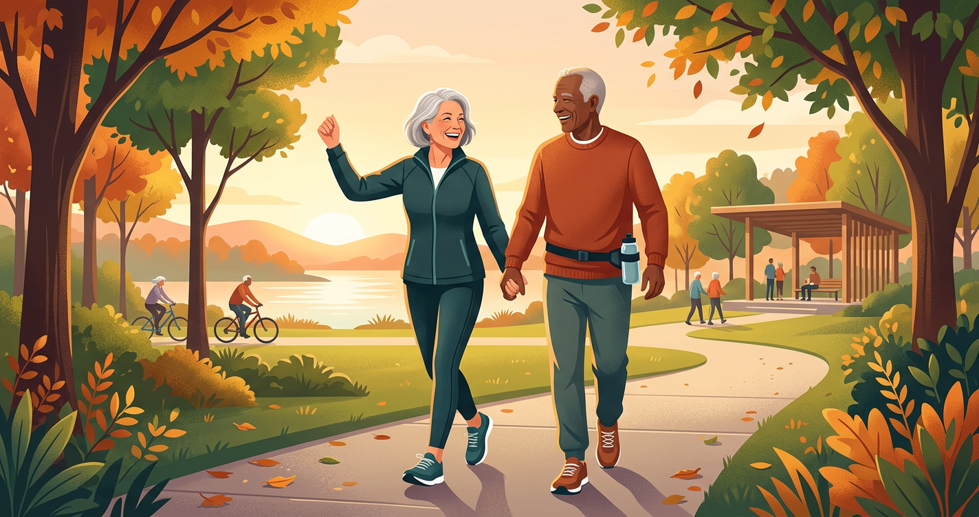 How to Maintain an Active Lifestyle as You Get Older illustration