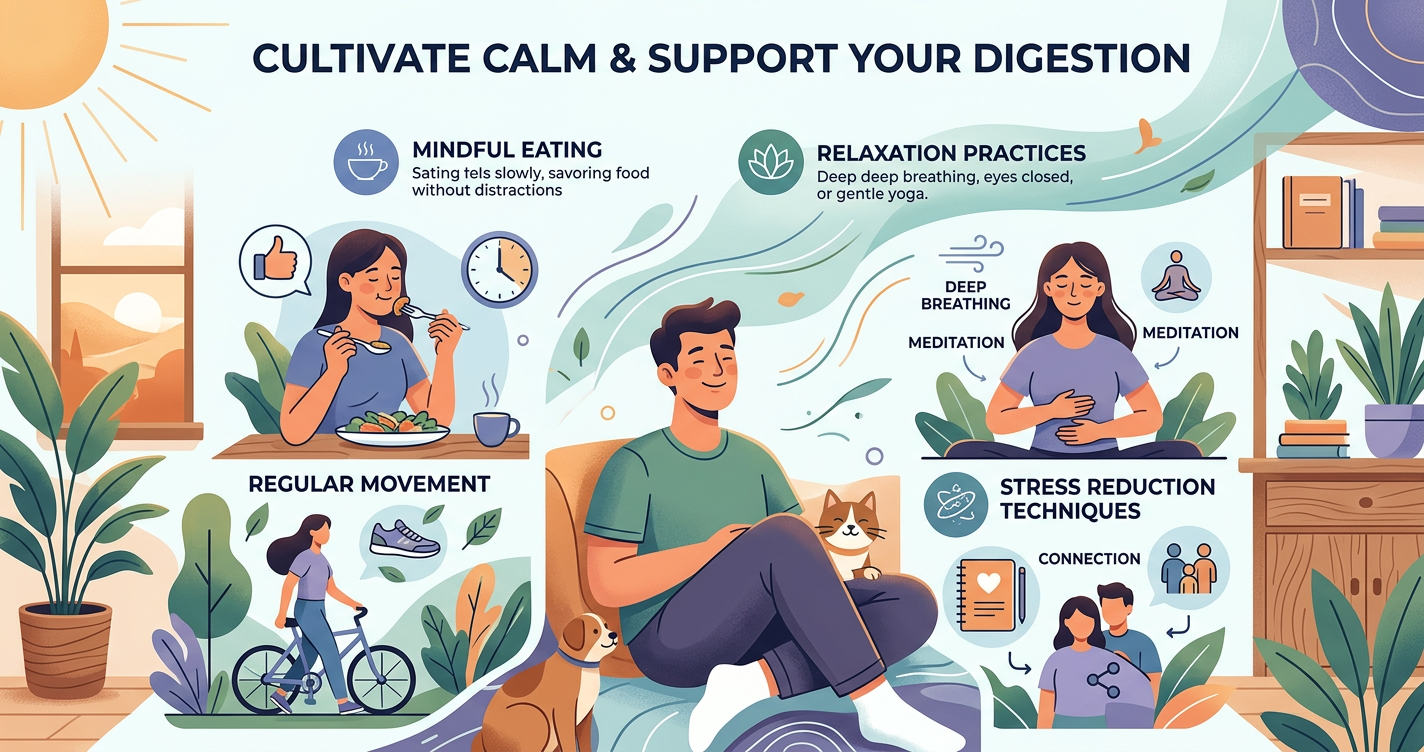 How Stress Impacts Digestion and What You Can Do About It illustration