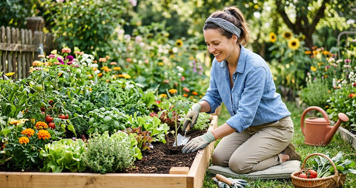 Summer Gardening: A Low-Impact Activity with Surprising Health Benefits illustration