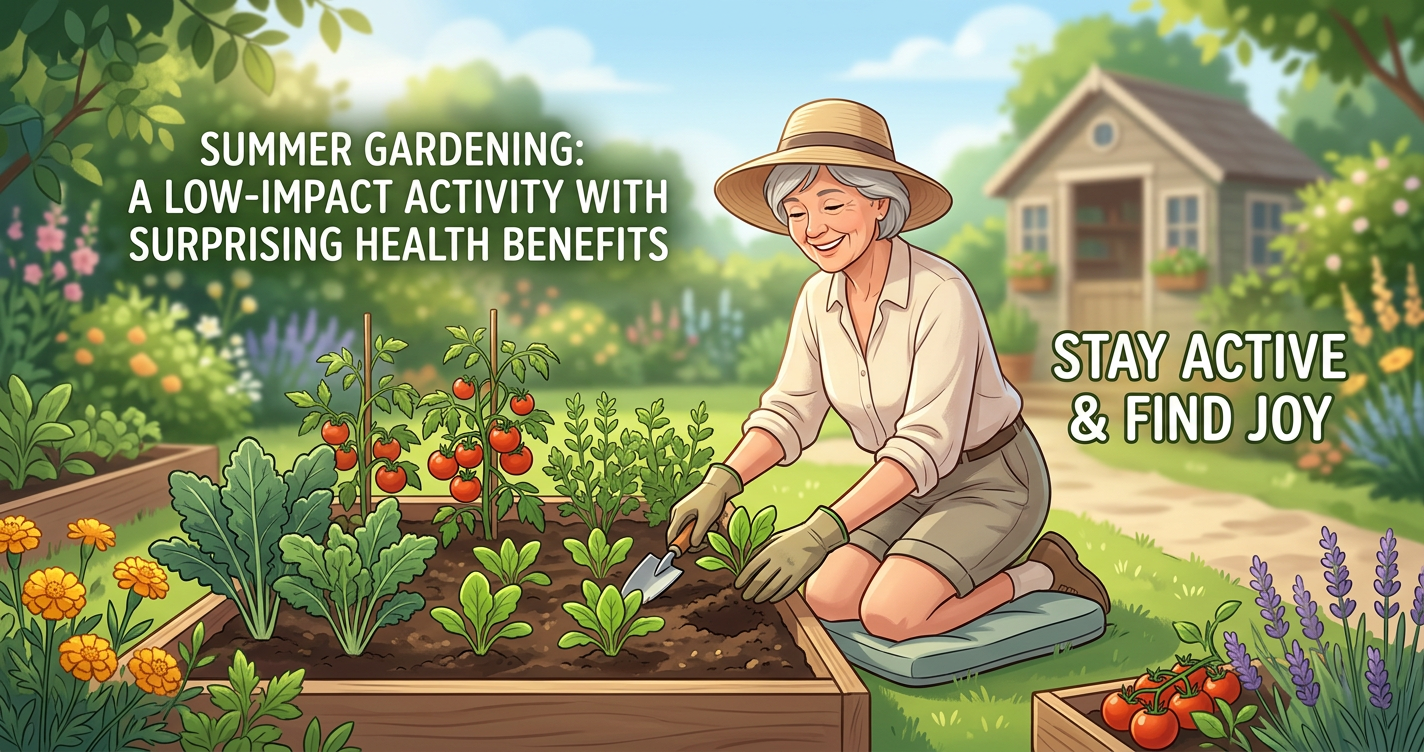 Summer Gardening: A Low-Impact Activity with Surprising Health Benefits illustration