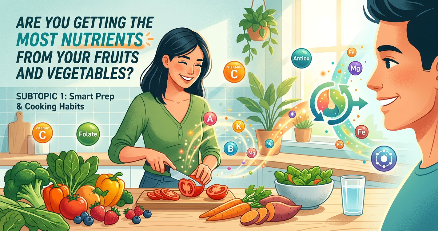 Are You Getting the Most Nutrients from Your Fruits and Vegetables? illustration