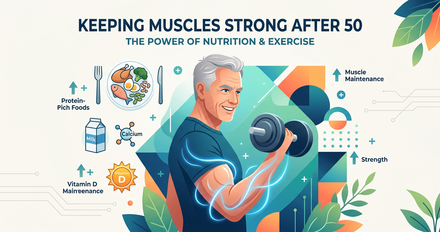 What Happens to Your Muscles After Age 50—and How Nutrition Can Help illustration