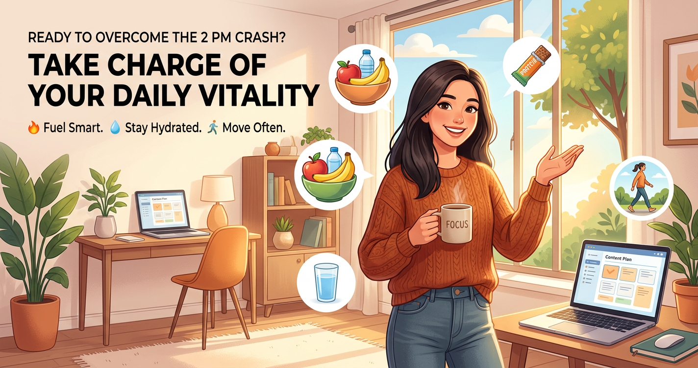 Why Your Energy Crashes at 2 PM (It Might Not Be Lack of Sleep) illustration