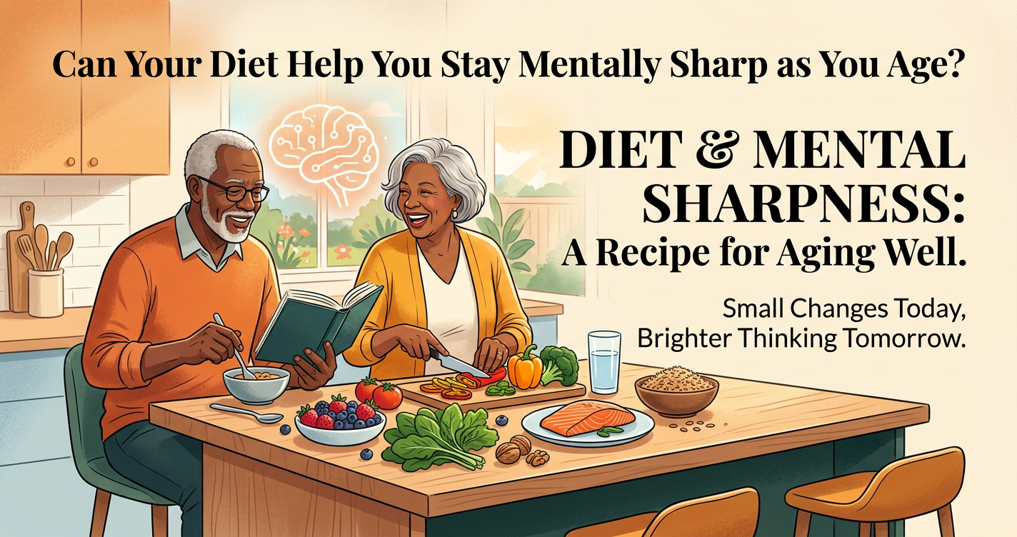 Can Your Diet Help You Stay Mentally Sharp as You Age? illustration