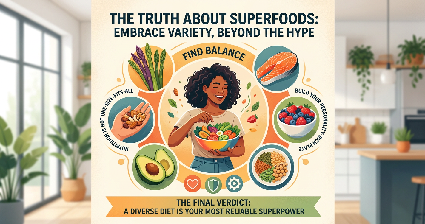 The Truth About Superfoods: Which Ones Actually Deserve the Hype? illustration