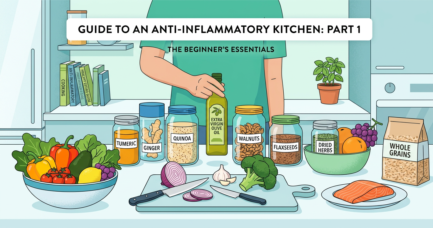 The Beginner's Guide to an Anti-Inflammatory Kitchen illustration
