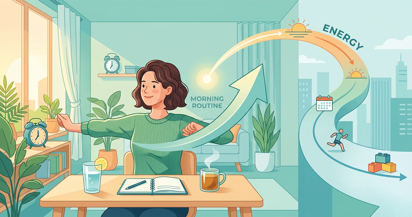 How Your Morning Routine Can Influence Your Energy All Day illustration
