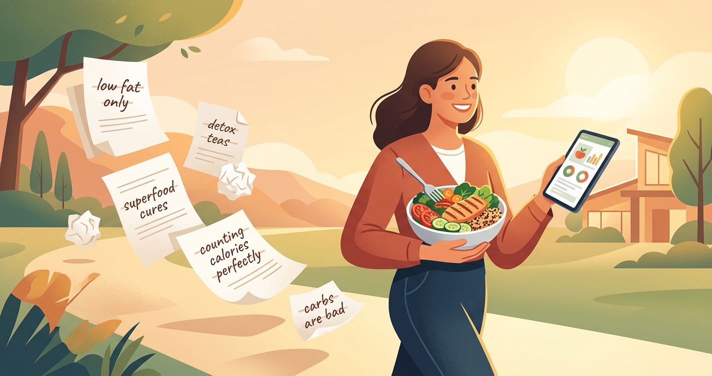 5 Nutrition Myths That Refuse to Go Away illustration