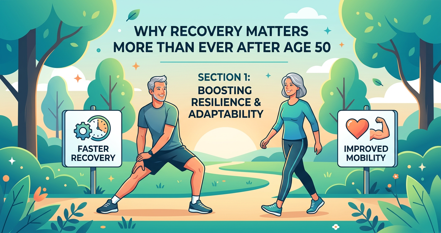 Why Recovery Matters More Than Ever After Age 50 illustration