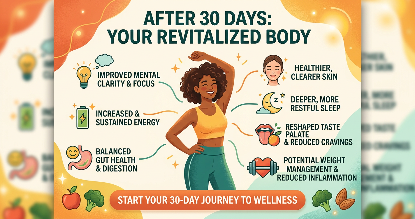 What Happens to Your Body When You Stop Eating Ultra-Processed Foods for 30 Days? illustration