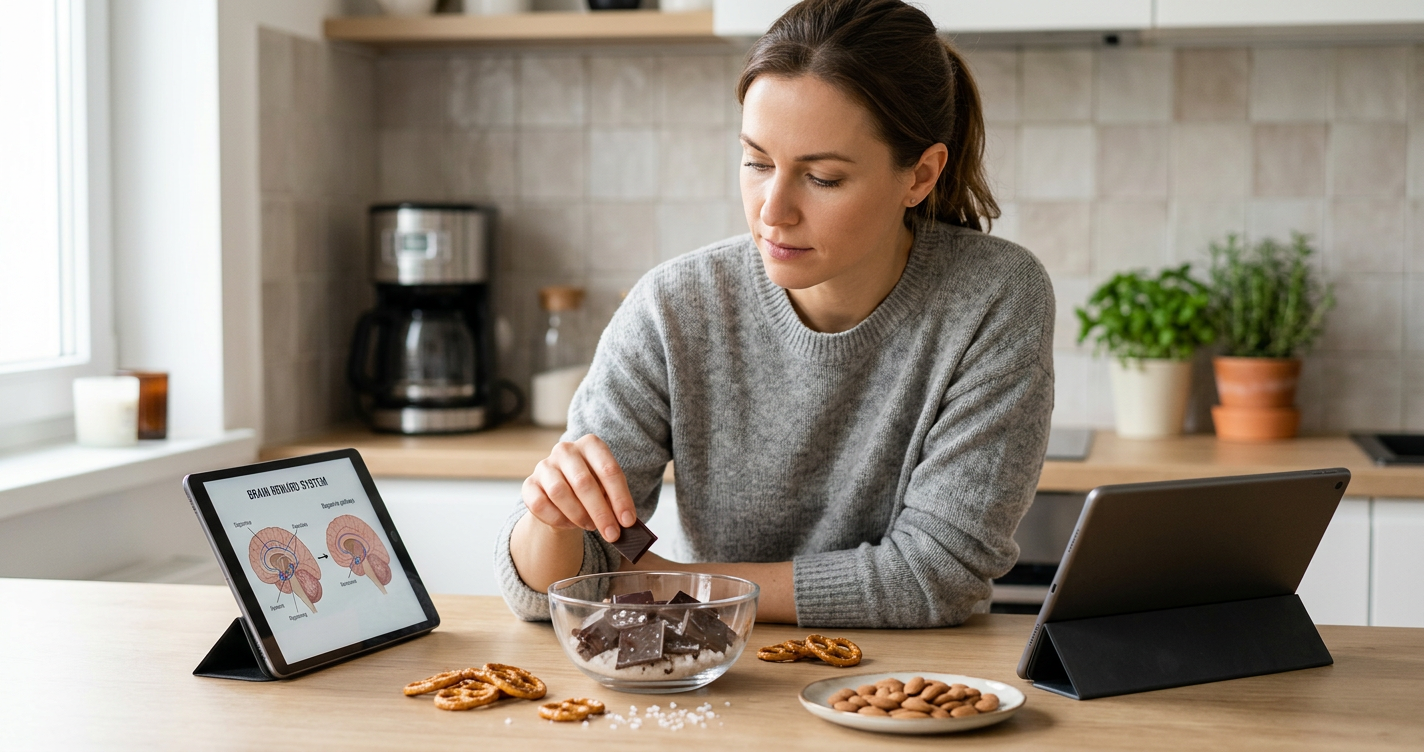 The Science of Food Cravings: Why You Want Chocolate, Salt or Crunchy Foods illustration